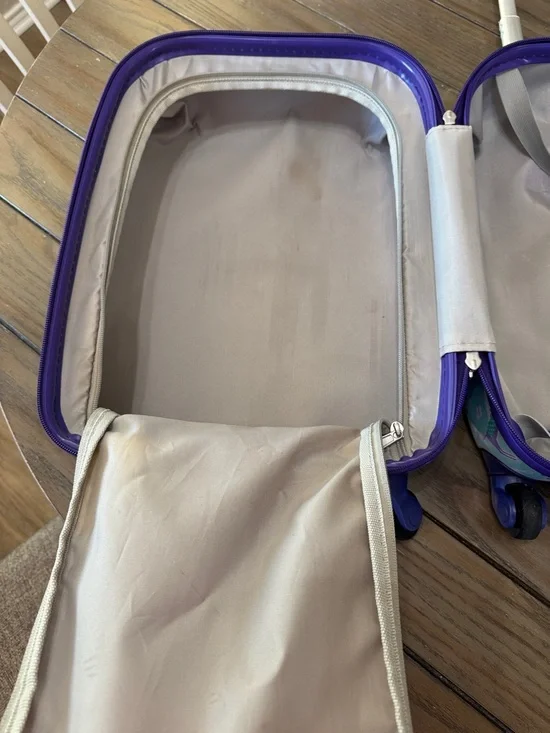 Pottery Barn Kids Girls Mackenzie Unicorn Hard Sided Spinner Travel Suit Case. - Picture 12 of 16